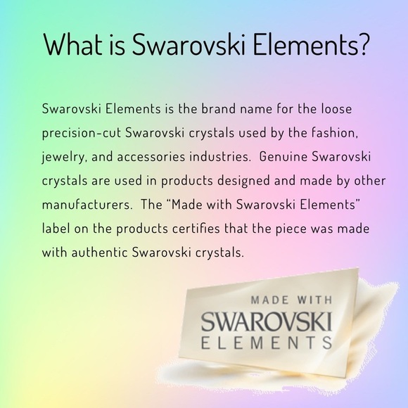 Handcrafted earrings with Swarovski crystal - Picture 5 of 5